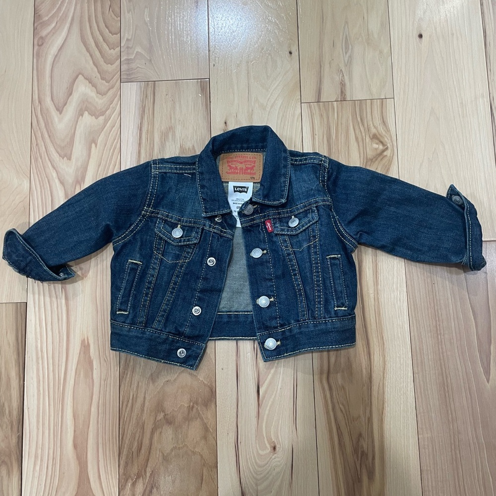 Levi's Kids Dark Blue Denim Jacket